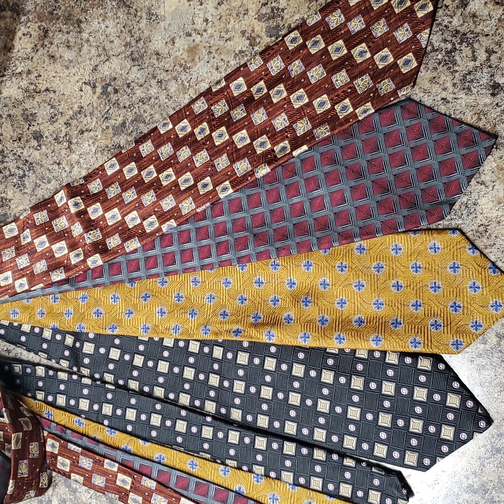 Robert Talbot Lot of 4 Silk Ties